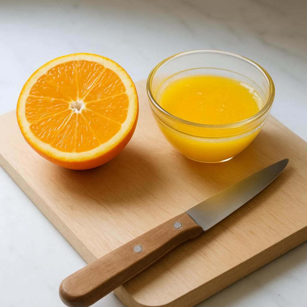 Имбирный айс-ти с апельсином и мятой: шаг 2