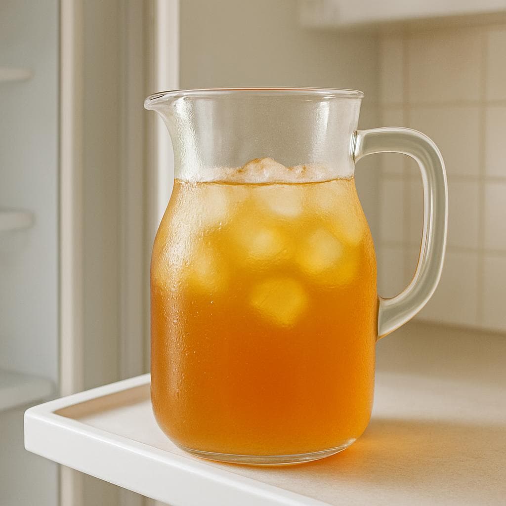 Имбирный айс-ти с апельсином и мятой: шаг 4