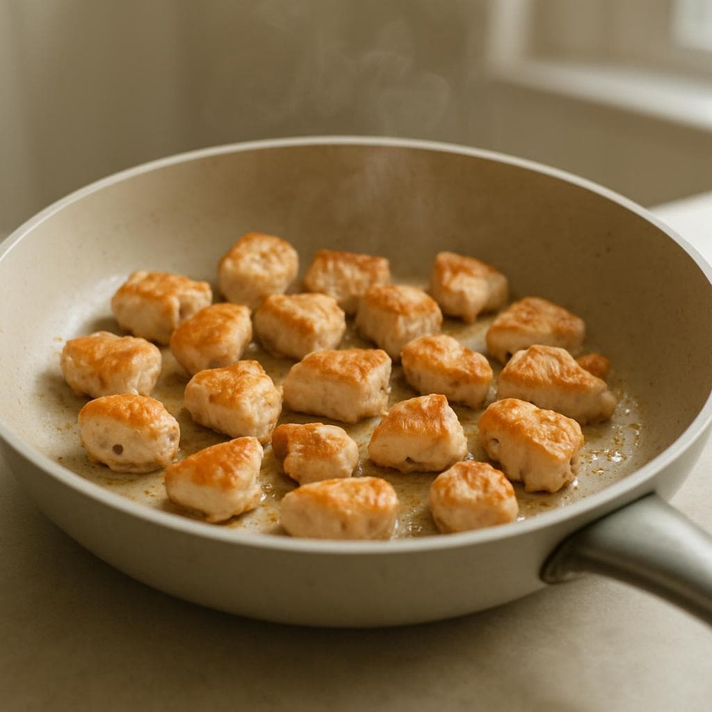 Индейка с грибами и булгуром в йогуртовом соусе: шаг 2