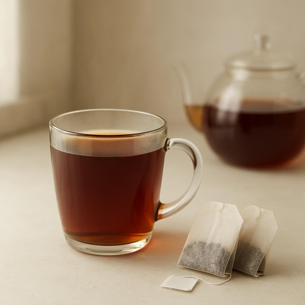 Мятный айс-ти с персиком: шаг 1