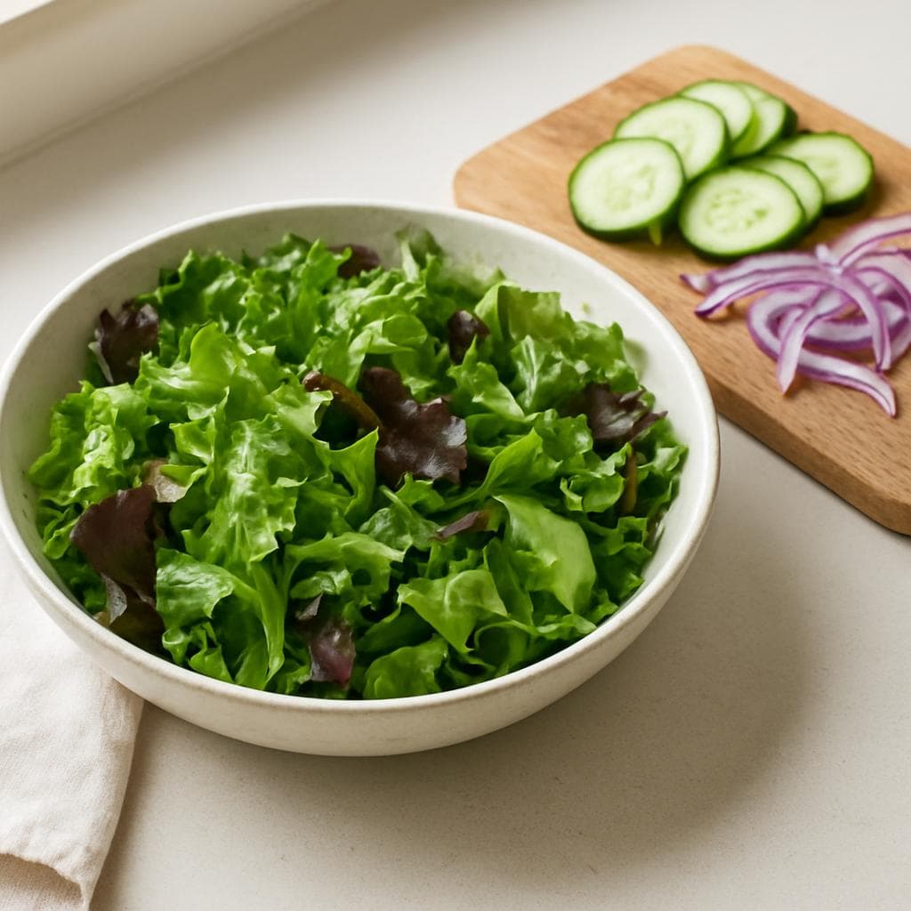 Салат с креветками, авокадо и грейпфрутом: шаг 1