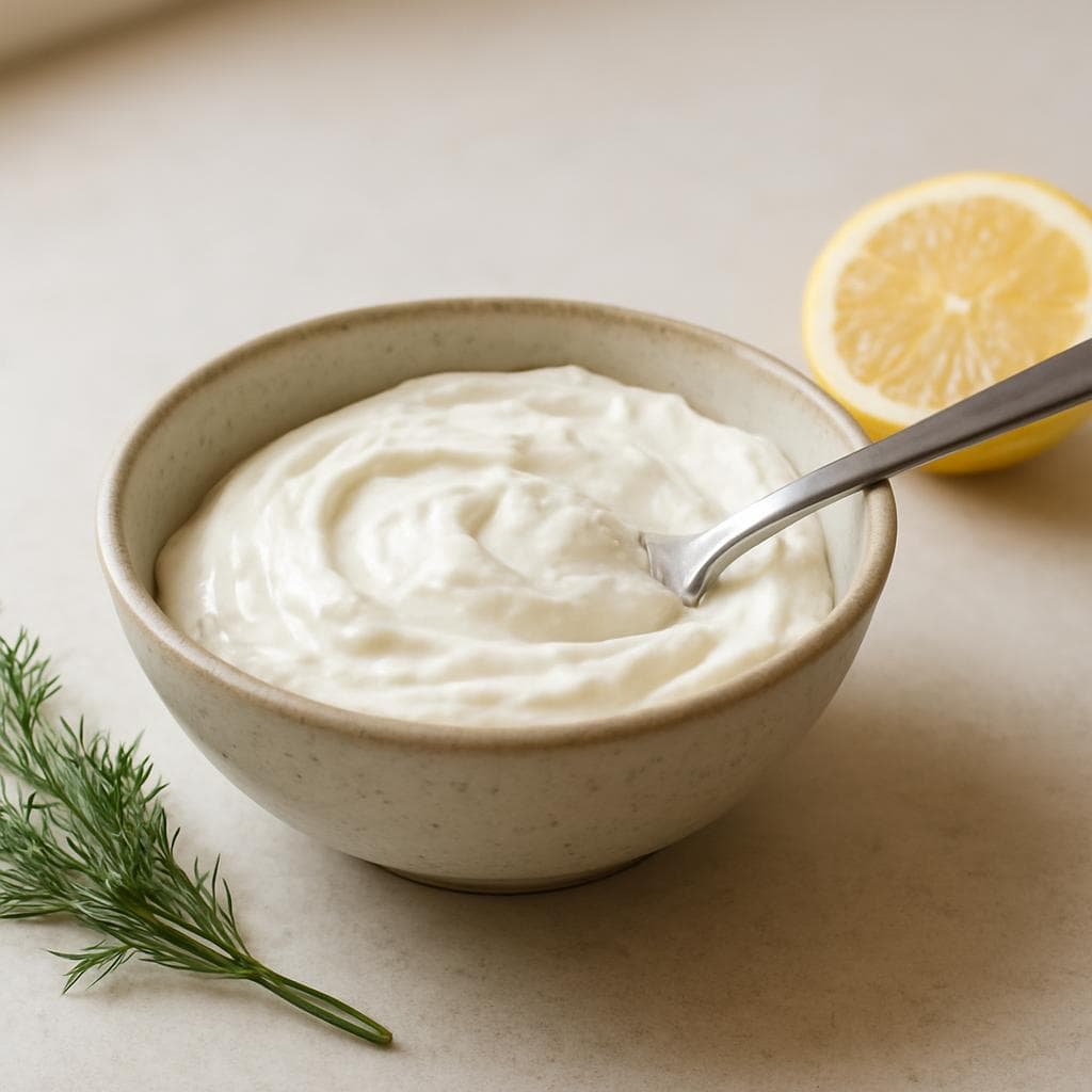 Тосты с лососем, яйцом и творожным кремом: шаг 1