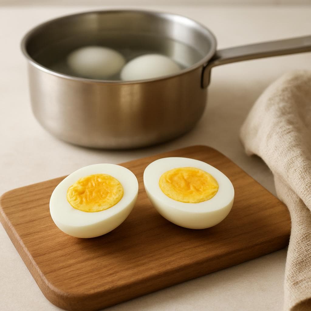 Тосты с лососем, яйцом и творожным кремом: шаг 2