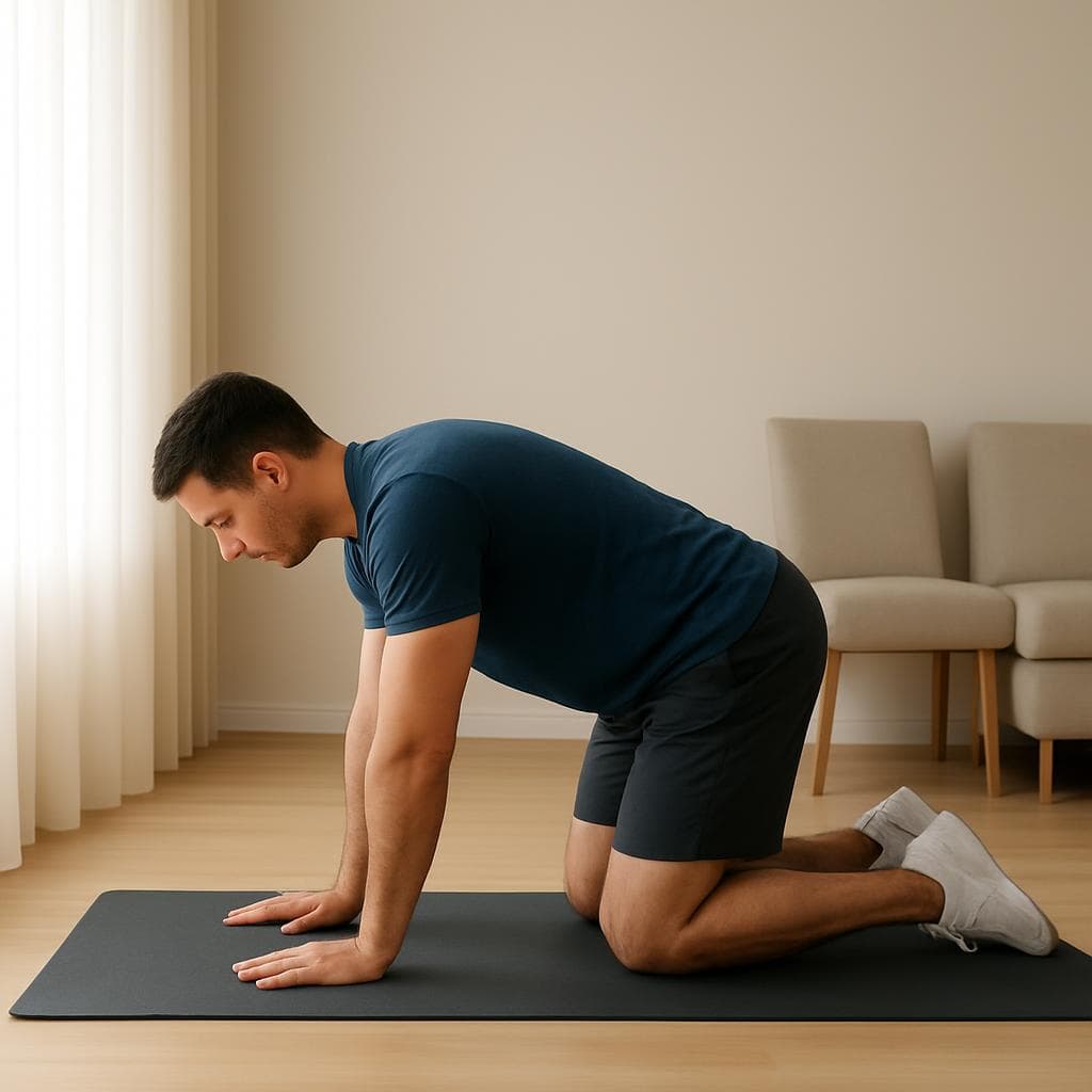 Кор и спина дома без лишней нагрузки: шаг 1