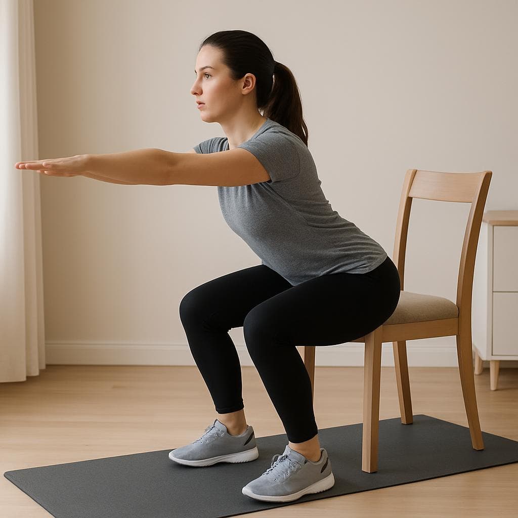 Calm full-body routine with no jumping: Step 2
