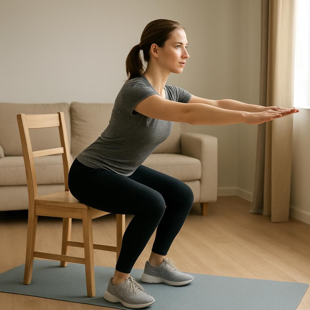 Gentle full-body activation at home: Step 2